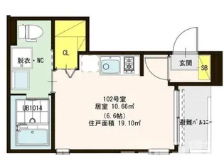 アルソーレ小岩【1階】の間取り