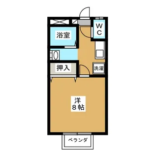 窪田コーポ A【2階】の間取り