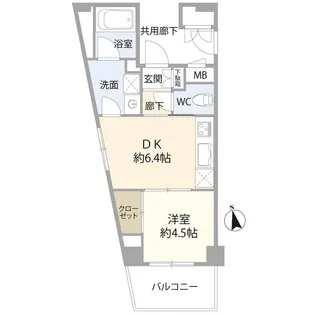 レヴィ亀戸【9階】の間取り
