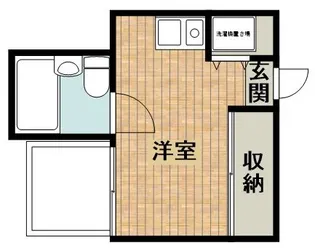 サンカメリヤ千年【6階】の間取り