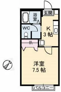 ディアスU【1階】の間取り