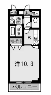 シェーンタール須磨【2階】の間取り