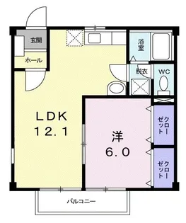 アーバン【2階】の間取り