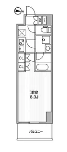 nido ASAKUSA【4階】の間取り