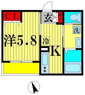 SAKURAレジデンス【3階】の間取り