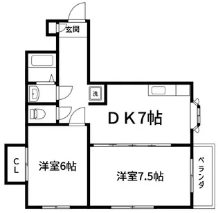 白岩ビル【3階】の間取り