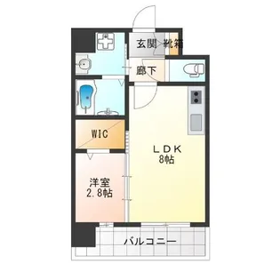 カウニスルーチェ【7階】の間取り