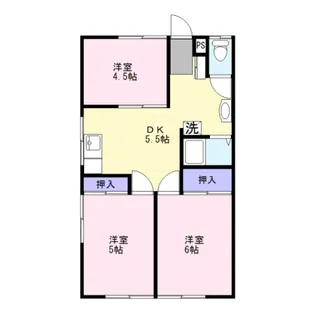 並木フレンドハイツ【1階】の間取り