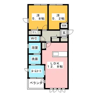 Stella Court II【1階】の間取り