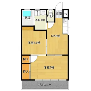 中原ビル【2階】の間取り