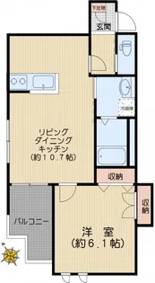 SCAPES SENGOKU【3階】の間取り