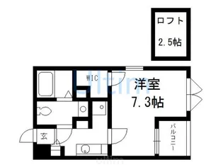 アルティスタ西院【1階】の間取り
