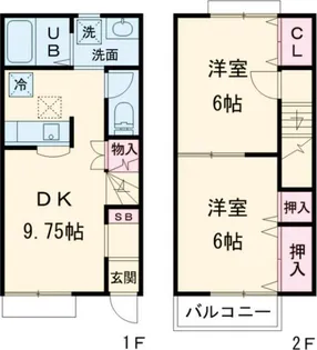 フローラ霞ヶ岡の間取り