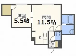 locomotive(ロコモティブ)【2階】の間取り