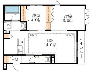 (仮称)木月4丁目メゾン【2階】の間取り