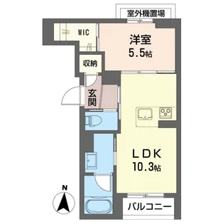 ベルフォーレII【4階】の間取り