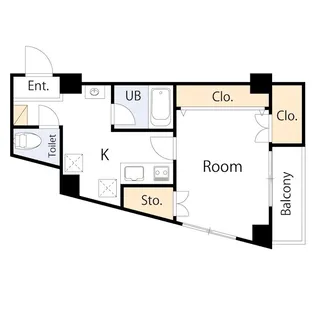 アルビオン・グレイス【1階】の間取り