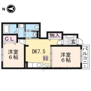 雅壱番館【1階】の間取り