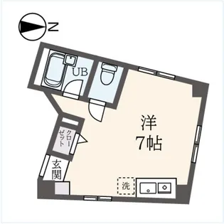 ディアコート平間【1階】の間取り