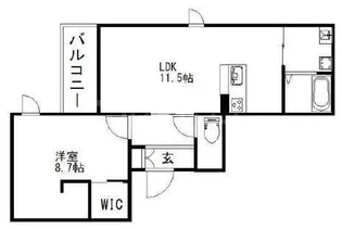 Saphir【2階】の間取り