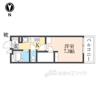 レオパレスsakuhana【3階】の間取り
