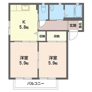 パストラル2【1階】の間取り