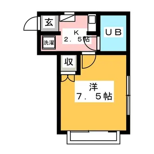ケントハウス【1階】の間取り