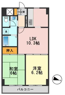 スカイフォーラム小岩【9階】の間取り