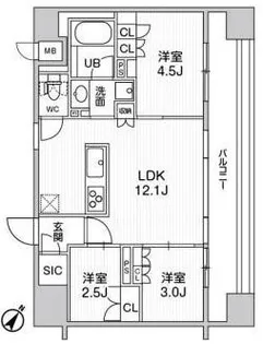 nido SUGAMO【13階】の間取り