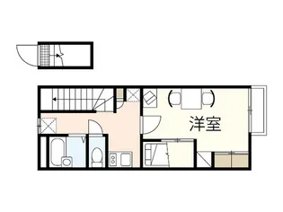 レオパレスプロシード【2階】の間取り