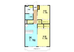 グレイスコート【1階】の間取り