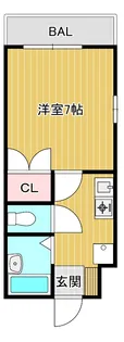 ヴィラ守野【2階】の間取り