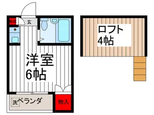 マスパル上石神井【2階】の間取り