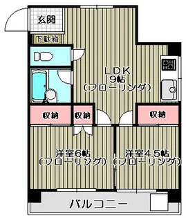 白井マンション【3階】の間取り
