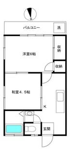 ホワイトハウス【2階】の間取り