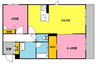 シャーメゾン コモド 持賀(モッカ)【2階】の間取り