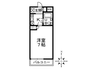 マリーンヴィラ湘南【3階】の間取り
