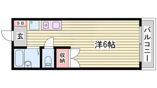 ノーブル高町【2階】の間取り