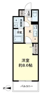 フィシオ久我山【1階】の間取り