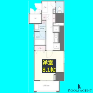 セイワパレス丸の内駅前【4階】の間取り