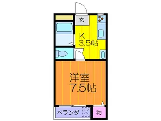 ルーラル松浦【1階】の間取り