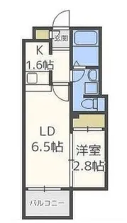 グランフォーレプライム西公園【3階】の間取り