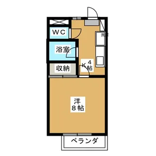 ラフィーネ上松【2階】の間取り