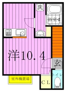 ヴィッラホーム六番館【2階】の間取り