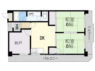 恒信ハイツ【6階】の間取り