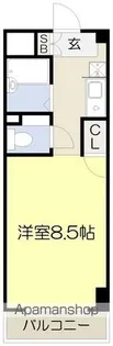 シャルムマンション【4階】の間取り