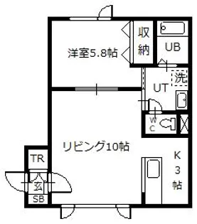 ハーモニー4.4【2階】の間取り