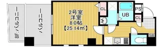 AXIS東浅草【9階】の間取り