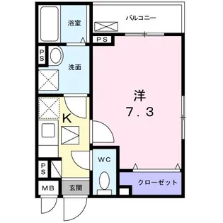 パレット【1階】の間取り