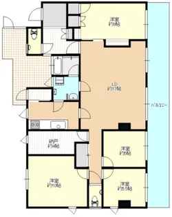 あずまビル【4階】の間取り